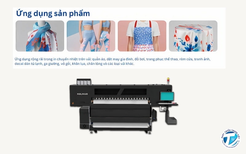 Ứng dụng của máy in chuyển nhiệt